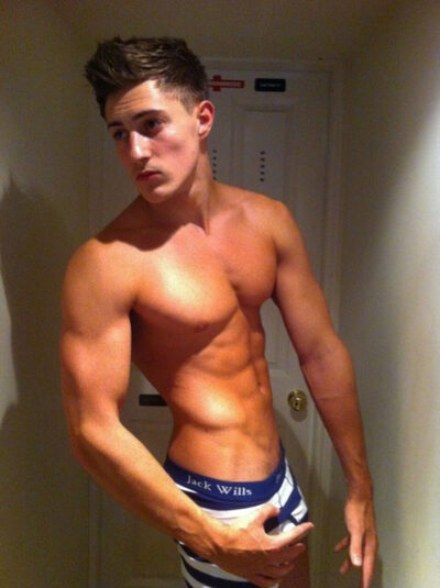 Posing in Jack Wills Boxer Briefs