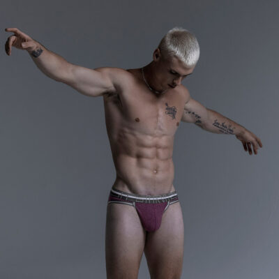 Platinum Blond in C-IN Jock