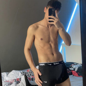 Boner Bulge Selfie in Nike Boxer Briefs