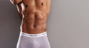 Hard Black Muscle in Villyn Boxer Briefs