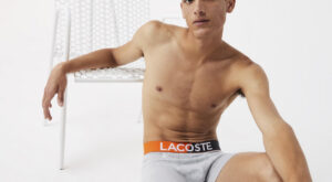 Grey Lacoste Boxers