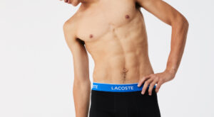 Side Stretch in Lacoste Boxer Briefs