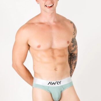Muscle Boy in AWRY Bikini Briefs